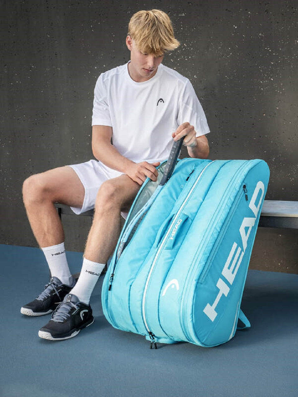 HEAD Tour Racquet Bag XL hellblau