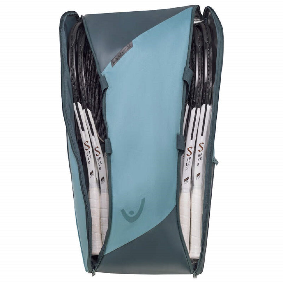 HEAD TOUR TEAM 9er RACQUET BAG Cyan/Blue