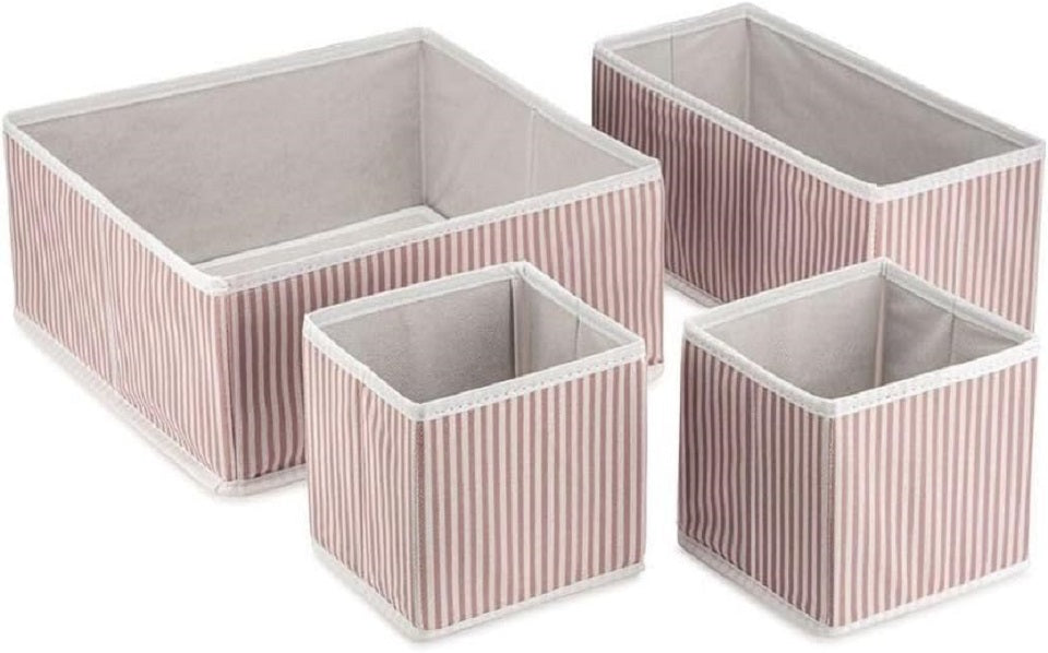 Prendi Home 4-teiliges faltbares Schubladen & Kleiderschrank Set