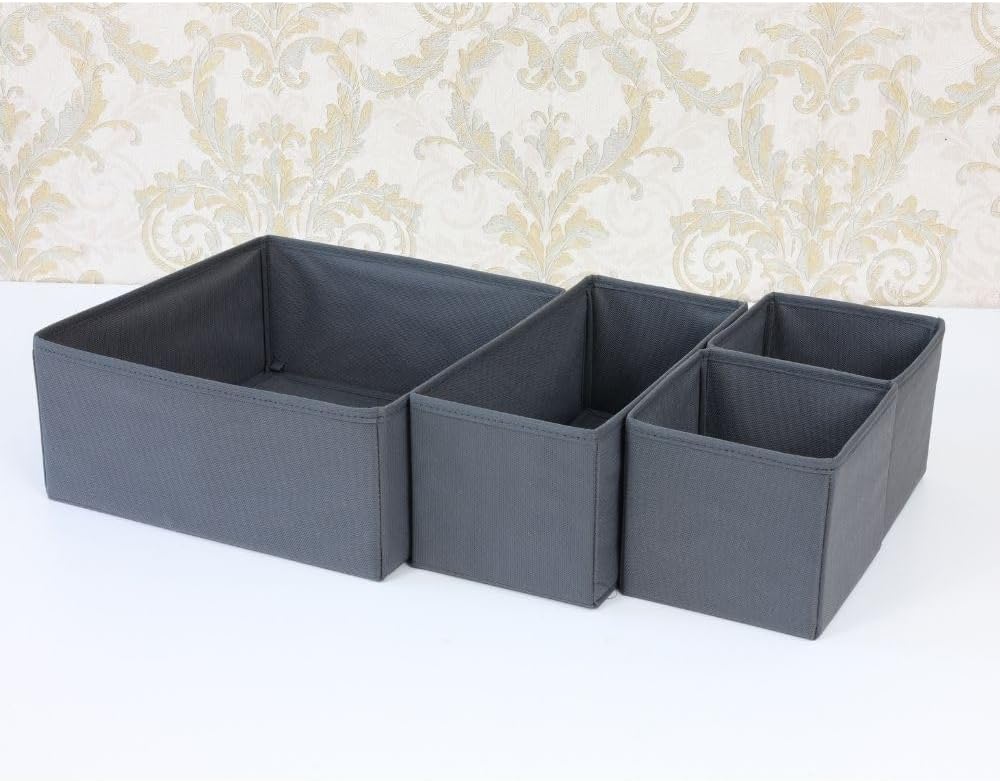 Prendi Home 4-teiliges faltbares Schubladen & Kleiderschrank Set