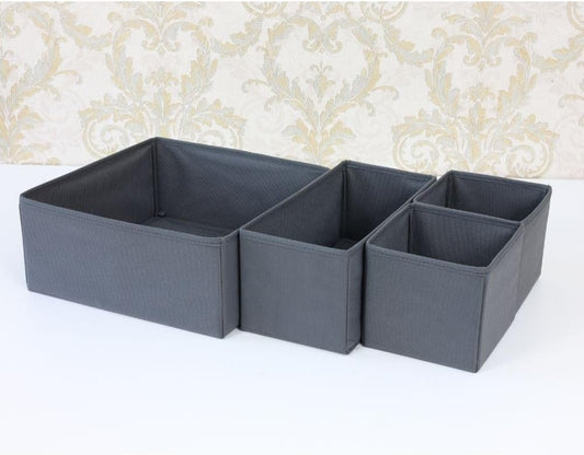 Prendi Home 4-teiliges faltbares Schubladen & Kleiderschrank Set