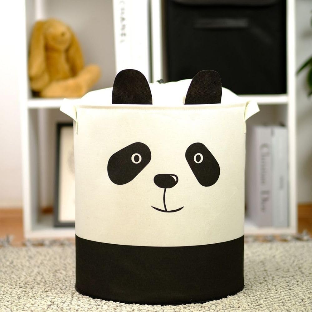 Faltbarer Wäschekorb – 37x40 cm Motiv: Panda
