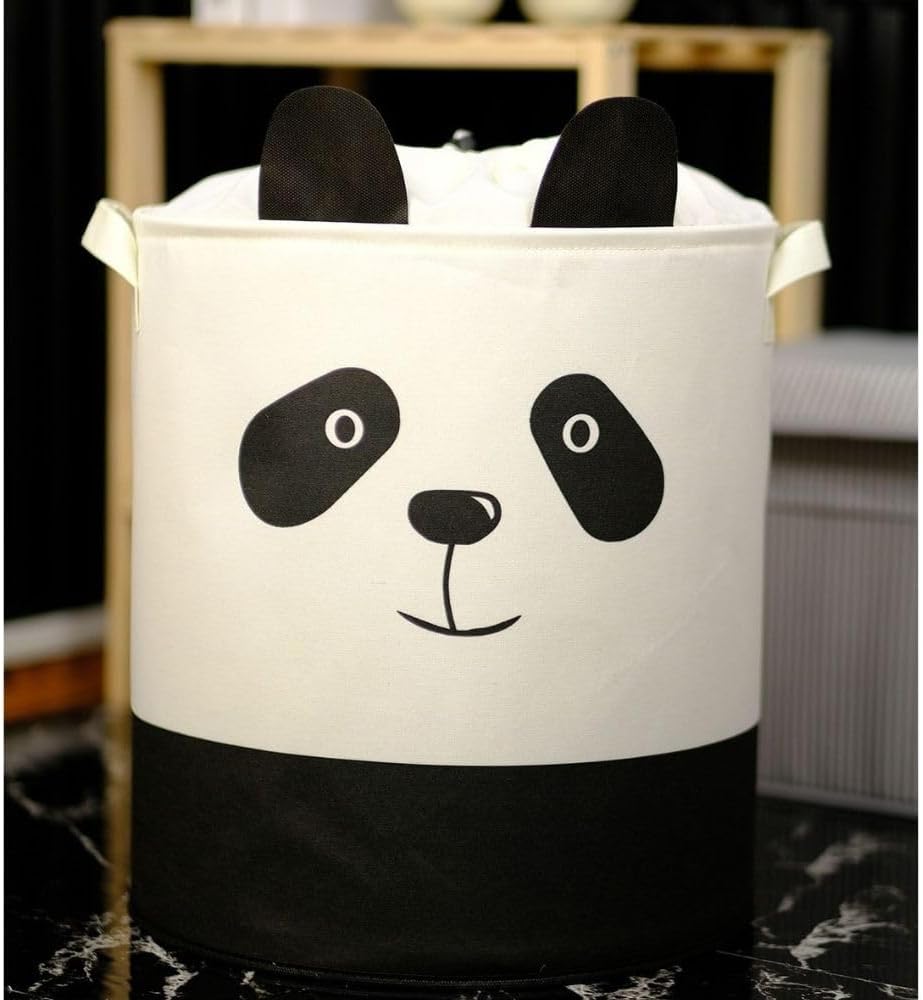 Faltbarer Wäschekorb – 37x40 cm Motiv: Panda