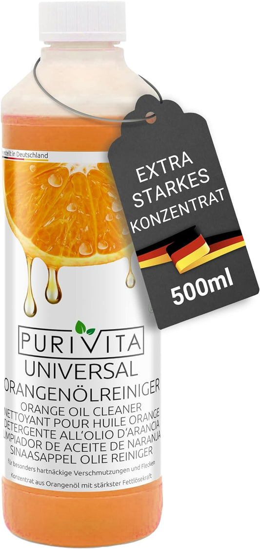 Purivita – Orangenölreiniger Konzentrat in der praktischen 500 ml Flasche