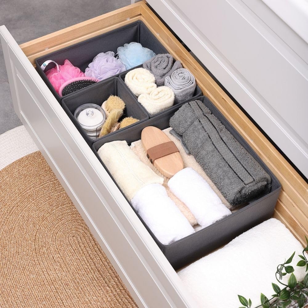 Prendi Home 4-teiliges faltbares Schubladen & Kleiderschrank Set
