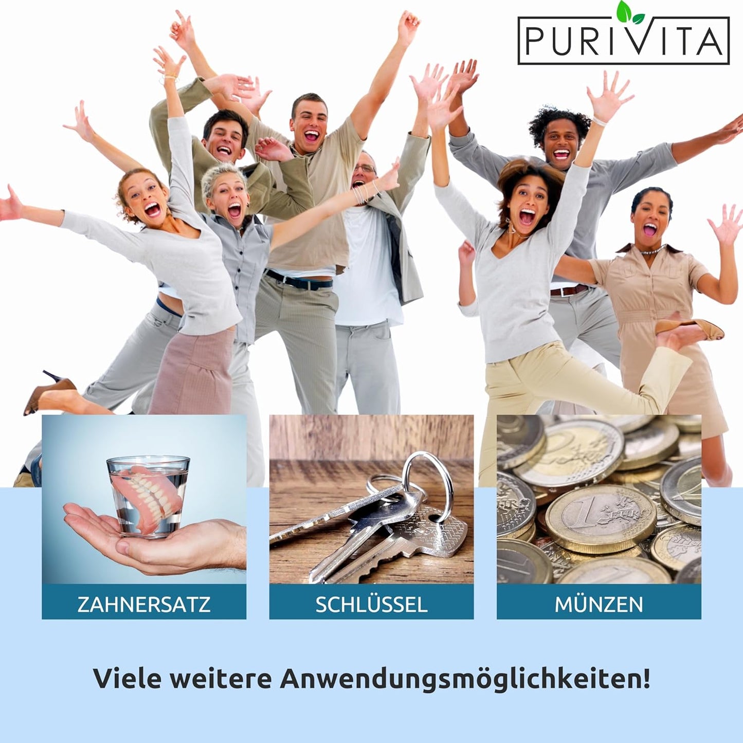 Purivita Ultraschallreiniger, Konzentrat, 1000 ml