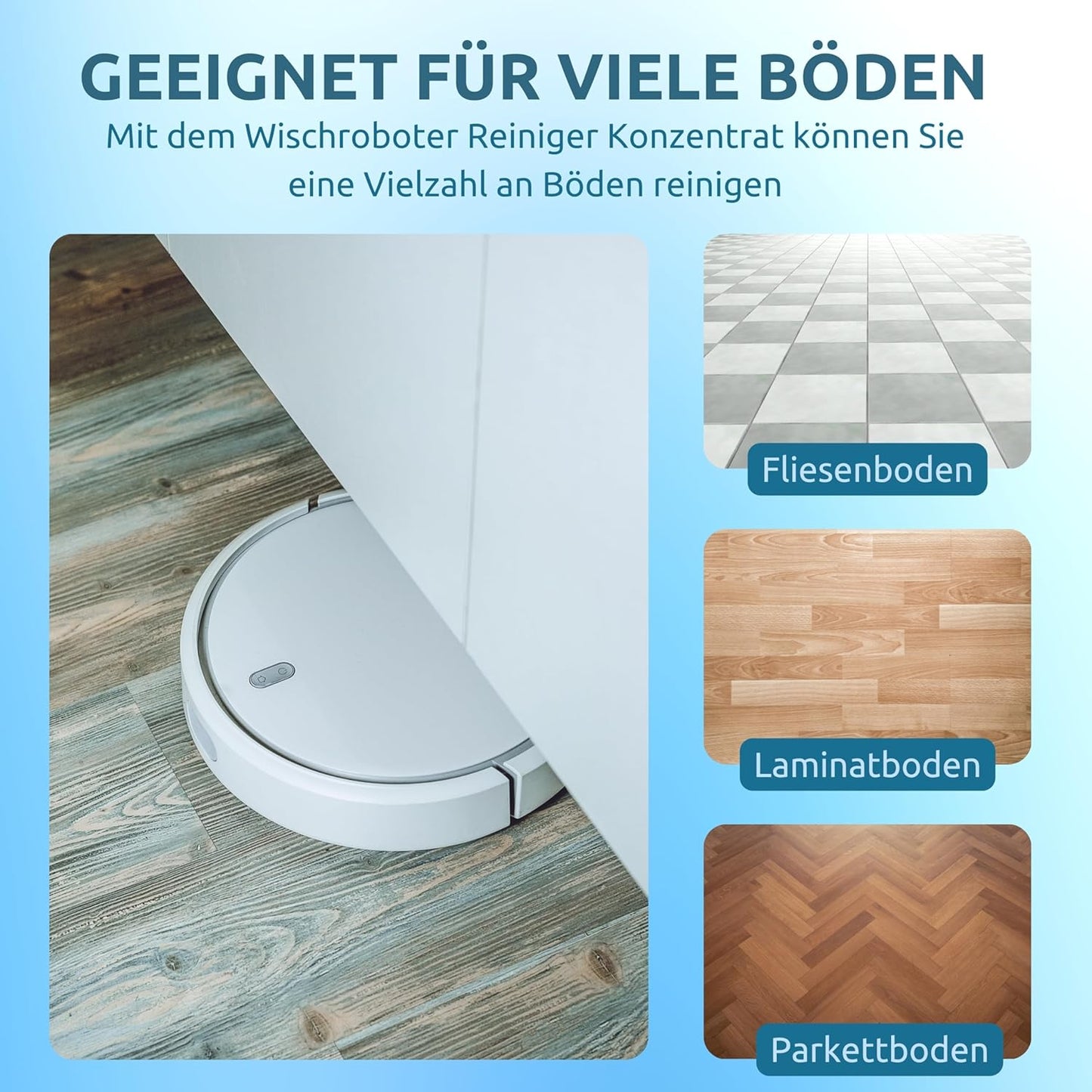 Purivita - Bodenreiniger Wischroboter - 1000ml