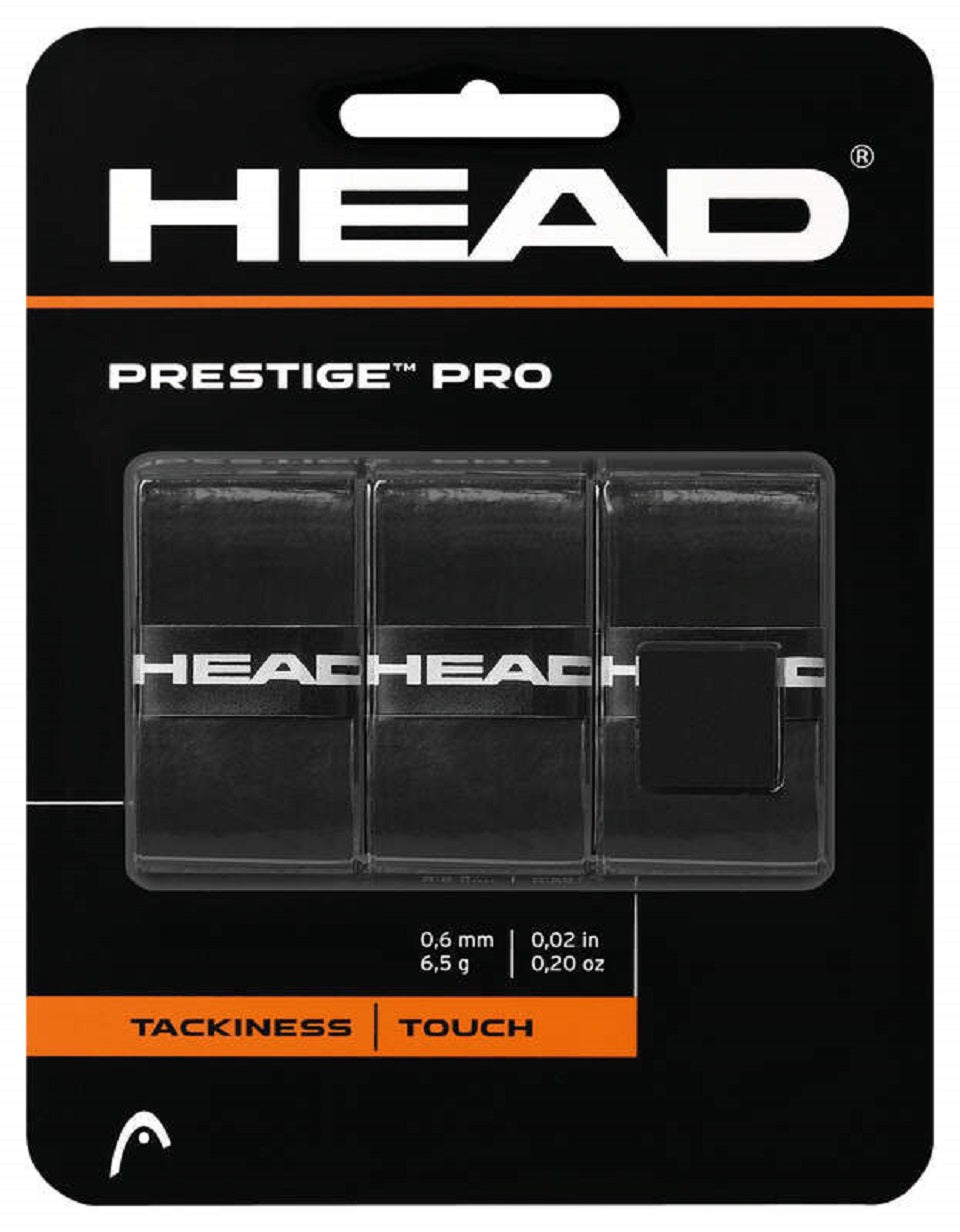 HEAD Prestige Pro Overgrip 3er Pack schwarz