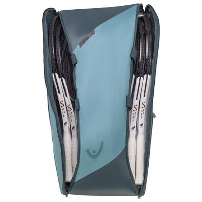 HEAD TOUR TEAM 9er RACQUET BAG Cyan/Blue