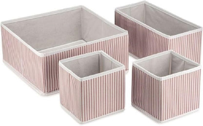 Prendi Home 4-teiliges faltbares Schubladen & Kleiderschrank Set