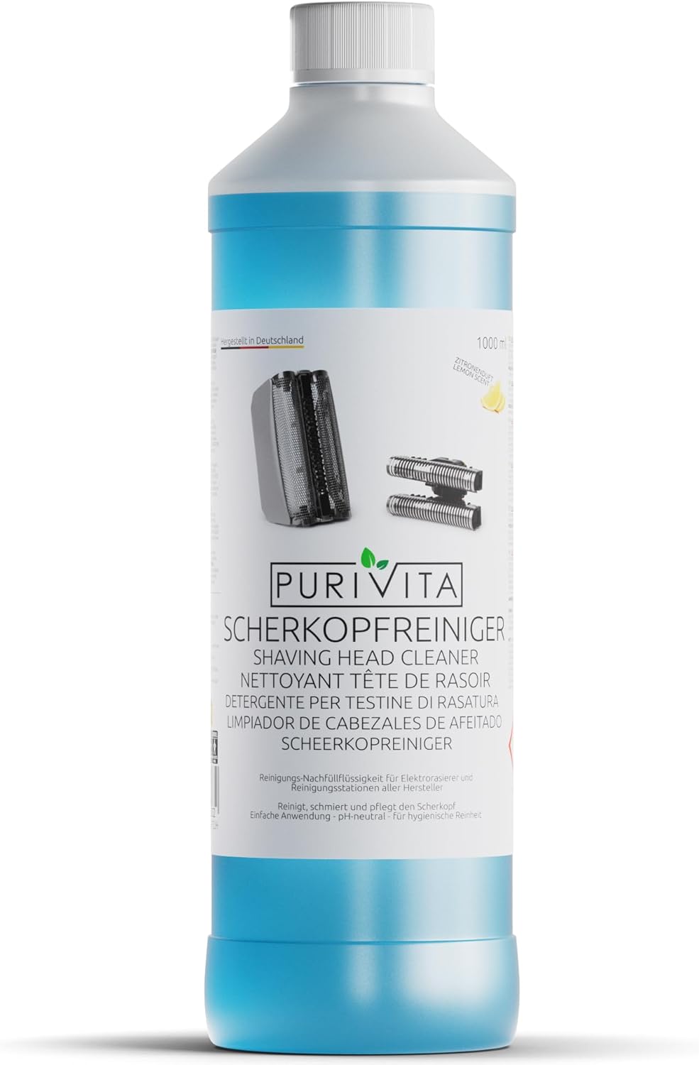 PURIVITA® Scherkopfreiniger Nachfüllflüssigkeit 1000ml