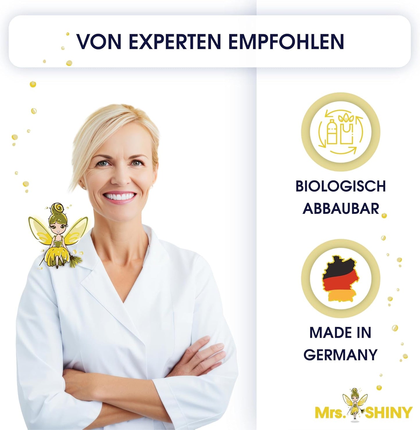 Mrs. Shiny-Bodenreiniger für Wischroboter 750ml Konzentrat Duft : Zitrus