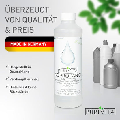 Purivita – Isopropanol in der praktischen 1000 ml Flasche