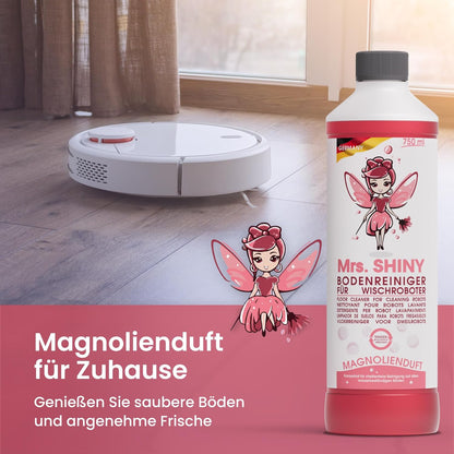 Mrs. Shiny-Bodenreiniger für Wischroboter 750ml Konzentrat Duft : Magnolia
