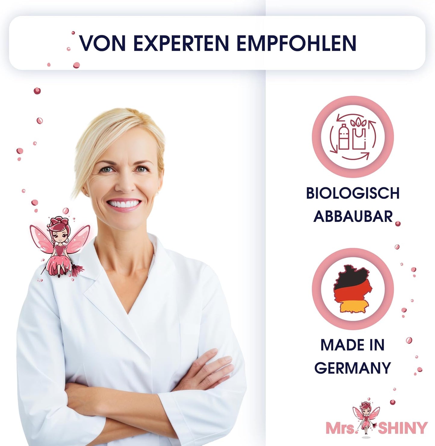 Mrs. Shiny-Bodenreiniger für Wischroboter 750ml Konzentrat Duft : Magnolia