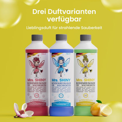 Mrs. Shiny-Bodenreiniger für Wischroboter 750ml Konzentrat Duft : Zitrus