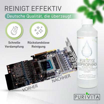 Purivita – Isopropanol in der praktischen 1000 ml Flasche
