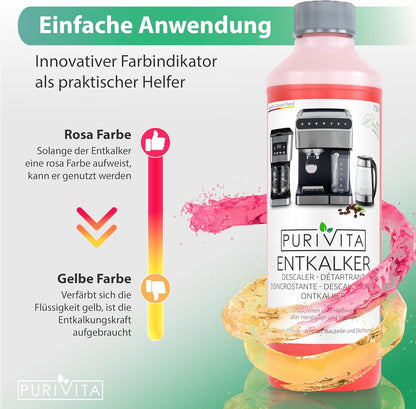 Purivita Universal Entkalker 750ml Flasche Flüssigentkalker