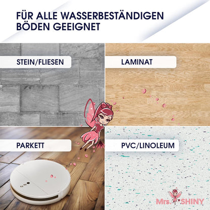 Mrs. Shiny-Bodenreiniger für Wischroboter 750ml Konzentrat Duft : Magnolia