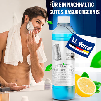 PURIVITA® Scherkopfreiniger Nachfüllflüssigkeit 500ml