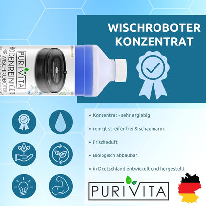 Purivita - Bodenreiniger Wischroboter - 1000ml