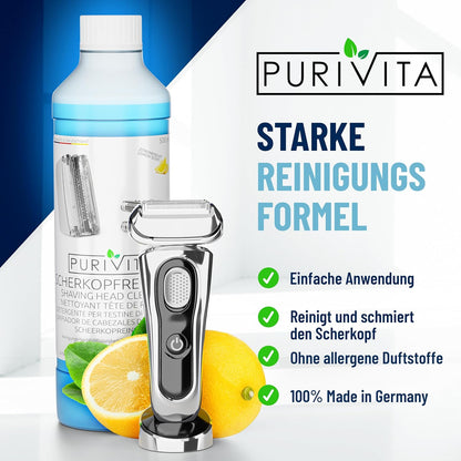 PURIVITA® Scherkopfreiniger Nachfüllflüssigkeit 500ml