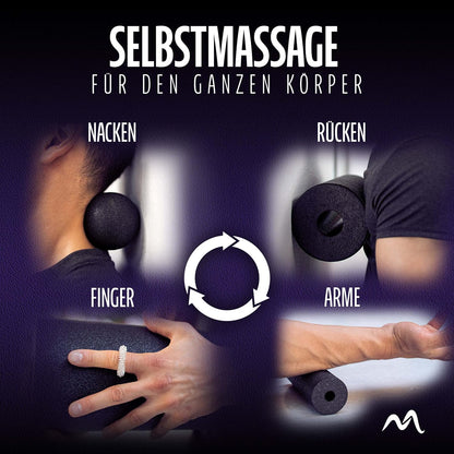 Faszienrolle Faszienrollen 6 Teiliges Set