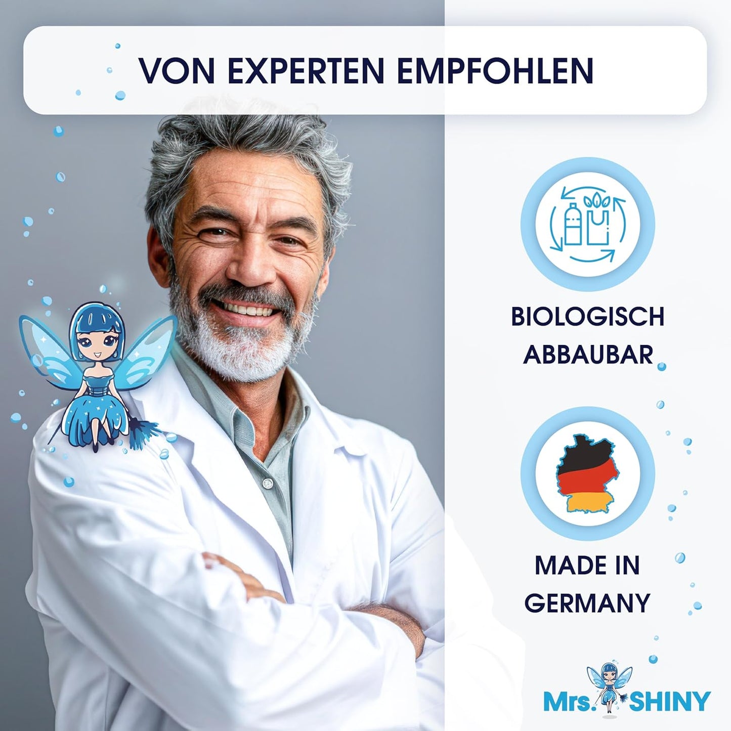 Mrs. Shiny-Bodenreiniger für Wischroboter 750ml Konzentrat Duft : Frische