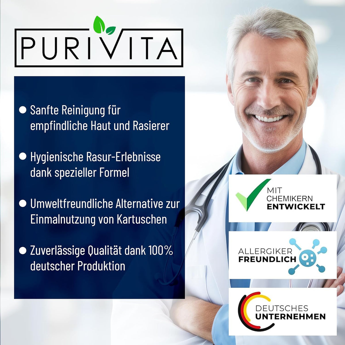 PURIVITA® Scherkopfreiniger Nachfüllflüssigkeit 500ml
