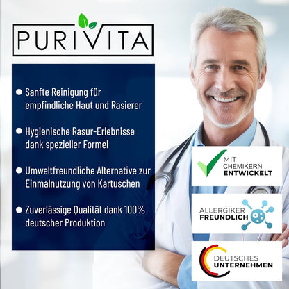 PURIVITA® Scherkopfreiniger Nachfüllflüssigkeit 500ml