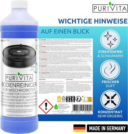 Purivita - Bodenreiniger Wischroboter - 1000ml