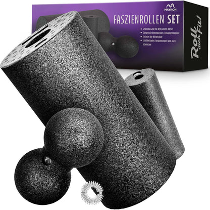 Faszienrolle Faszienrollen 6 Teiliges Set