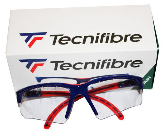 Squashbrille Tecnifibre blau/rot